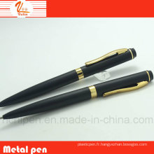 Stylo en métal mate de qualité supérieure exporté en Chine